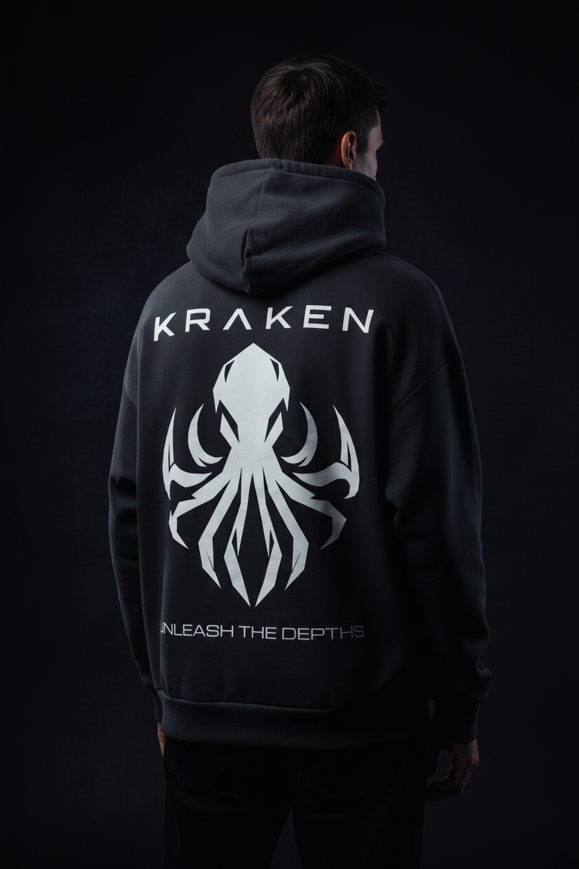 Kraken Heavyweight Hidden Pocket Fleece Hoodie
