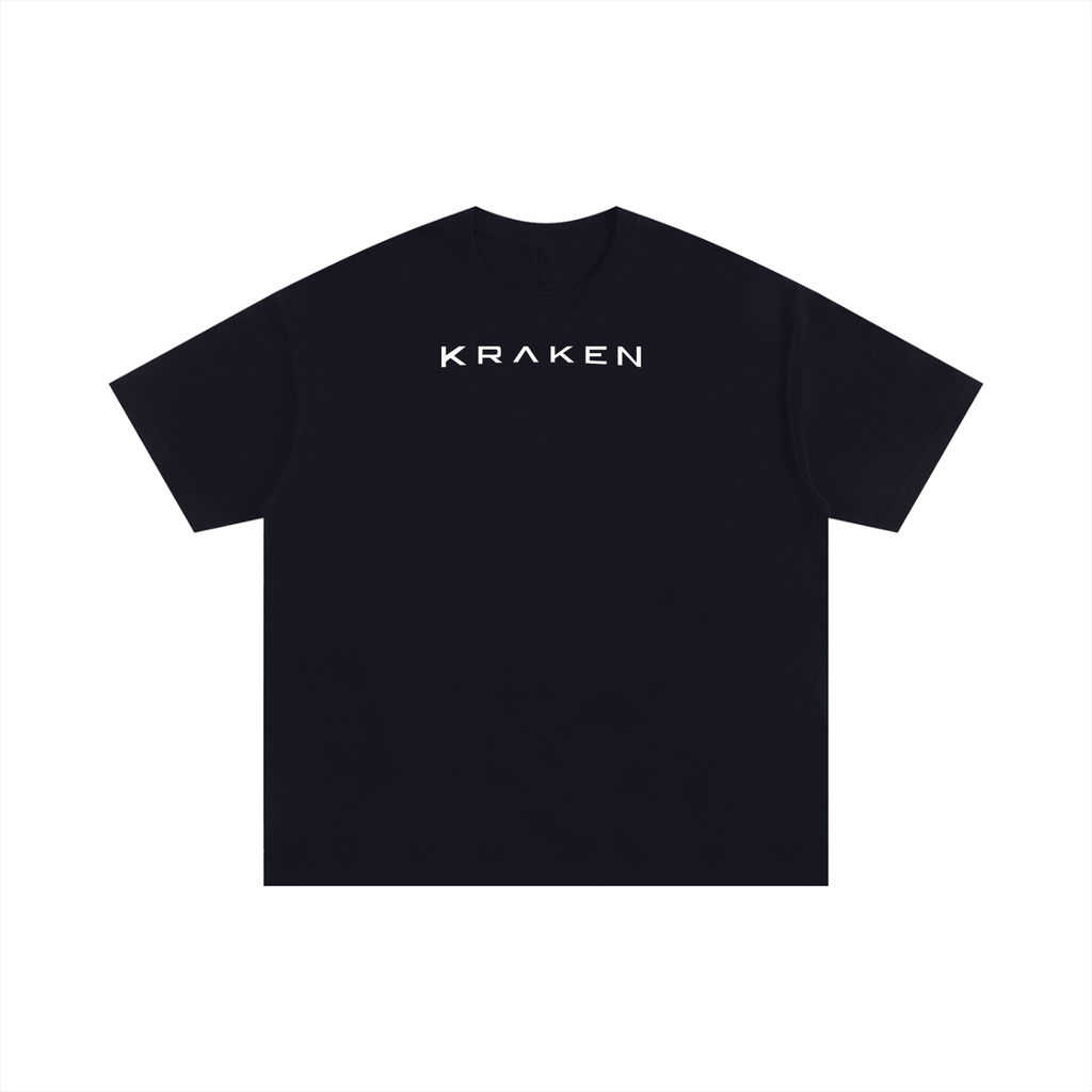 Kraken Unisex Oversized T-Shirt White Logo