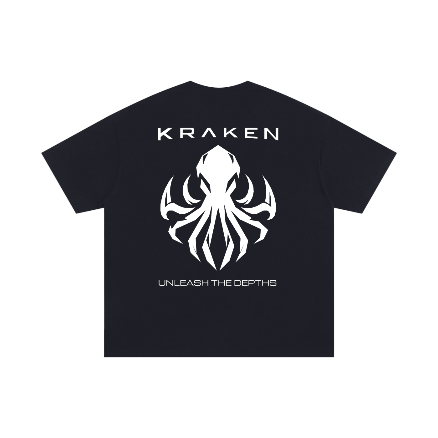 Kraken Unisex Oversized T-Shirt White Logo